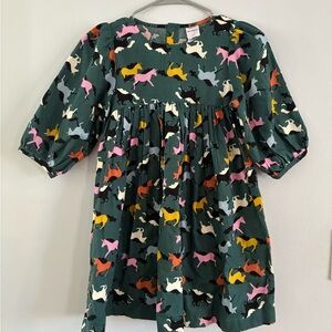 Hanna Andersson Multicolor Horse Print Dress